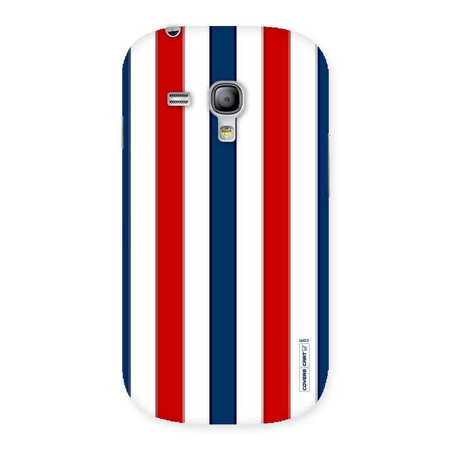 Tricolor Stripes Back Case for Galaxy S3 Mini