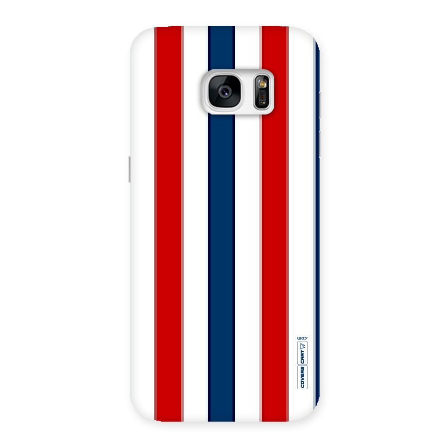 Tricolor Stripes Back Case for Galaxy S7 Edge