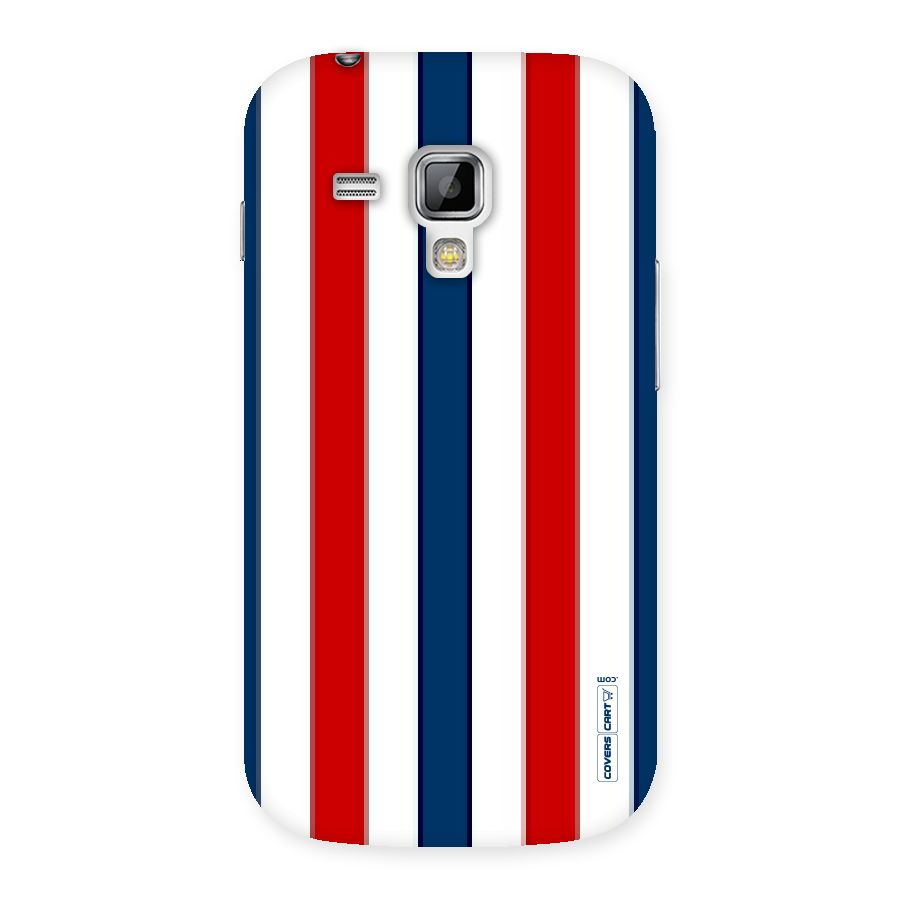 Tricolor Stripes Back Case for Galaxy S Duos