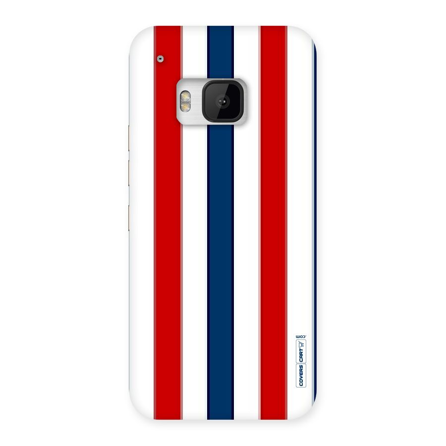 Tricolor Stripes Back Case for HTC One M9