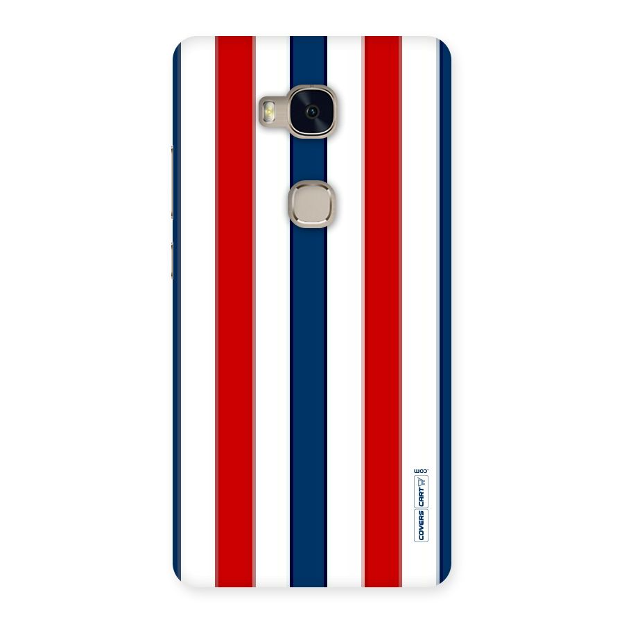 Tricolor Stripes Back Case for Huawei Honor 5X