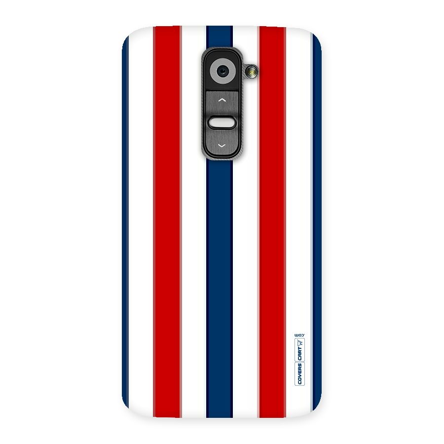 Tricolor Stripes Back Case for LG G2