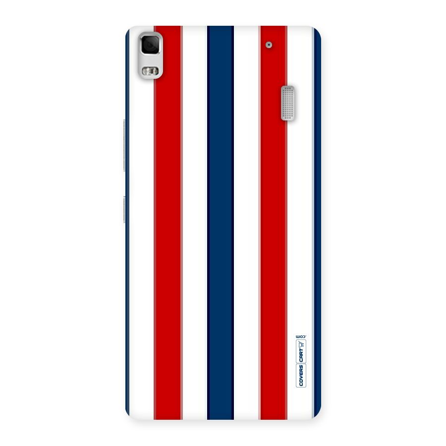 Tricolor Stripes Back Case for Lenovo A7000