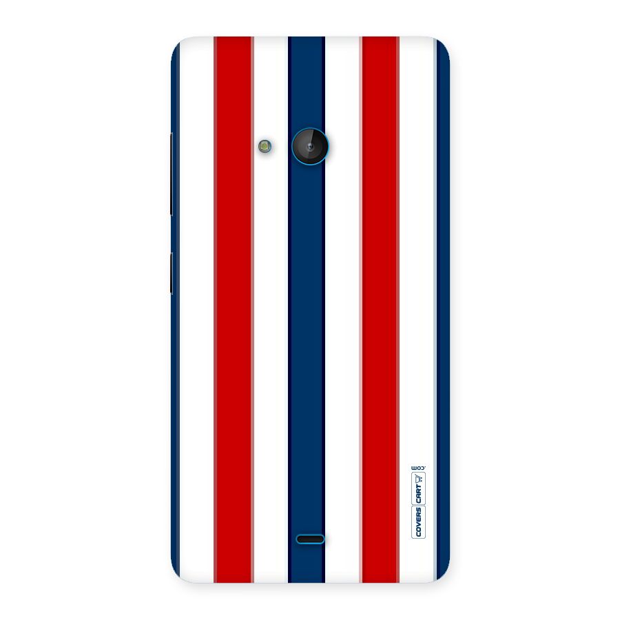 Tricolor Stripes Back Case for Lumia 540