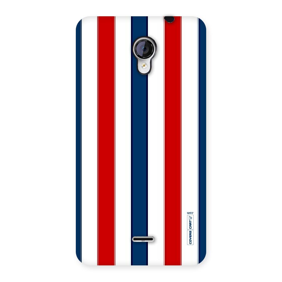 Tricolor Stripes Back Case for Micromax Unite 2 A106
