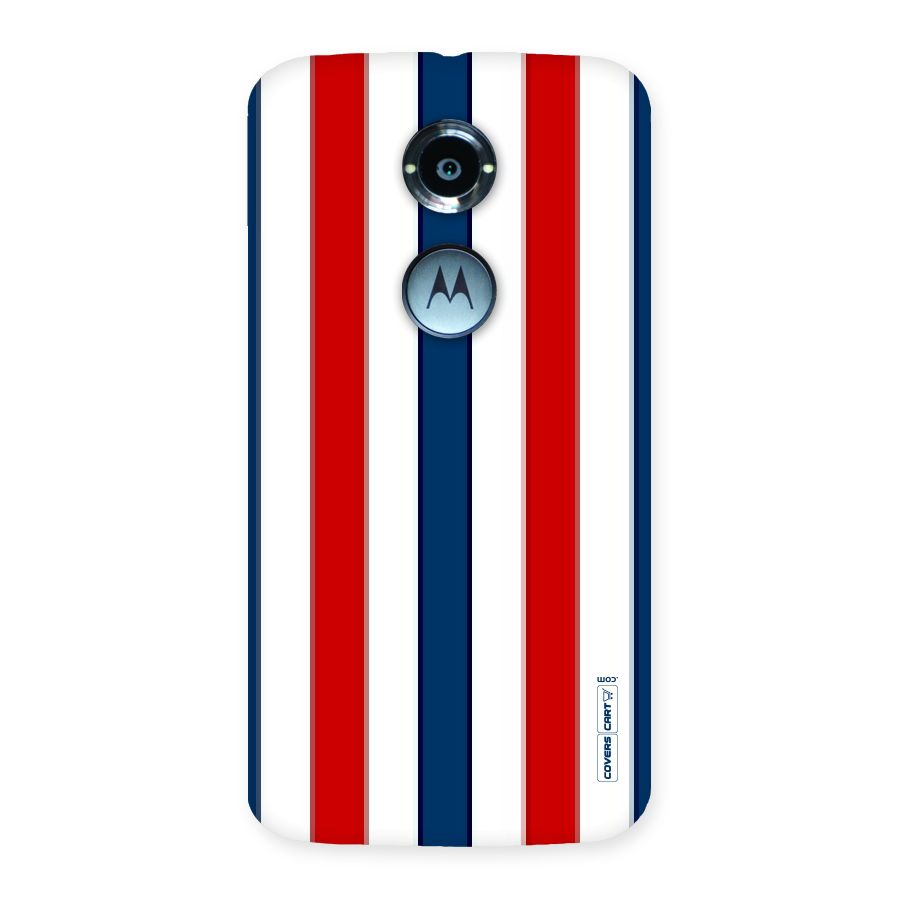 Tricolor Stripes Back Case for Moto X 2nd Gen