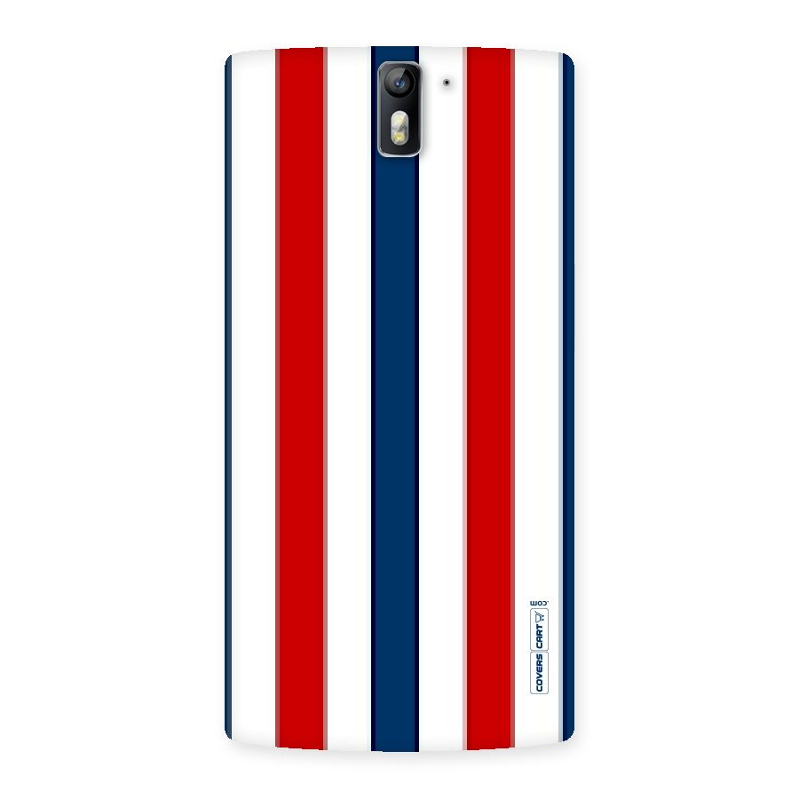 Tricolor Stripes Back Case for One Plus One