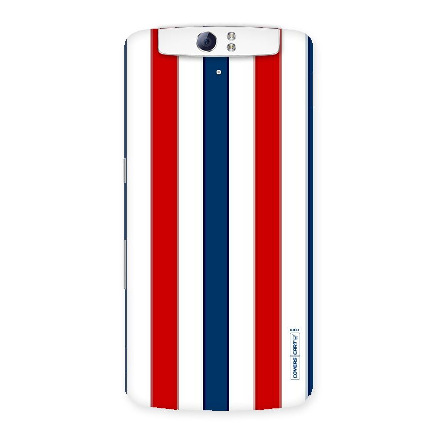 Tricolor Stripes Back Case for Oppo N1