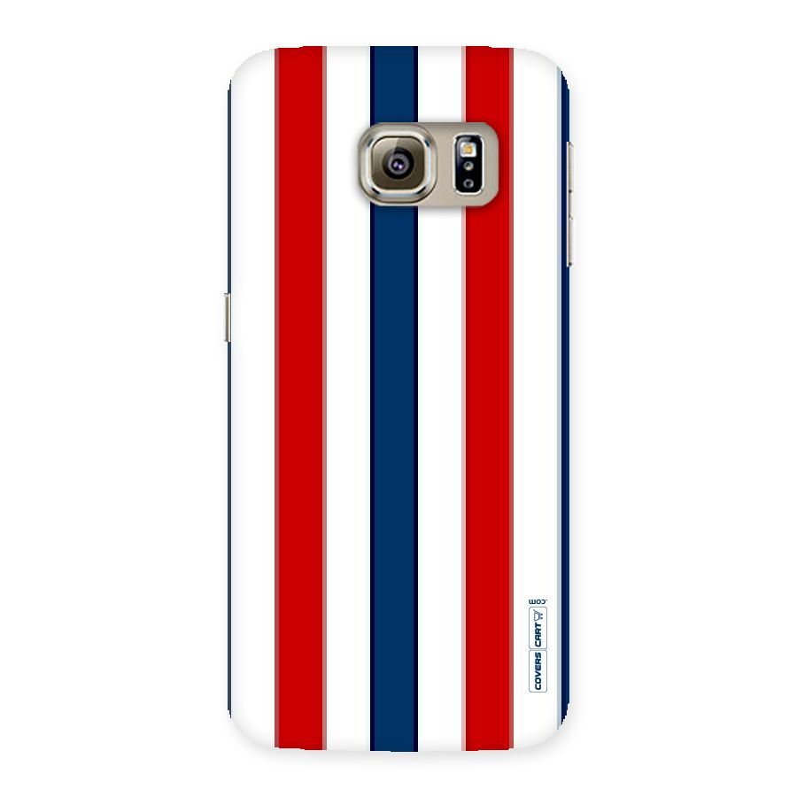 Tricolor Stripes Back Case for Samsung Galaxy S6 Edge