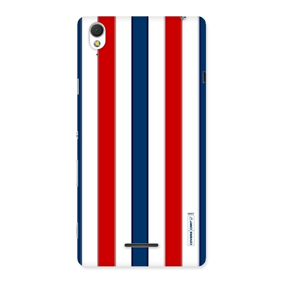 Tricolor Stripes Back Case for Sony Xperia T3