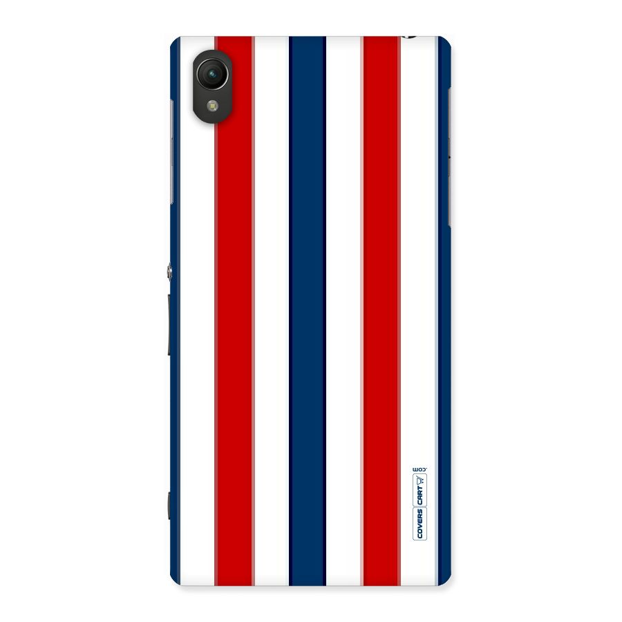 Tricolor Stripes Back Case for Sony Xperia Z1