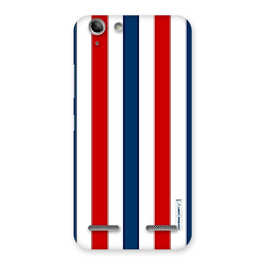 Tricolor Stripes Back Case for Vibe K5 Plus
