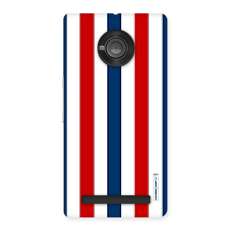 Tricolor Stripes Back Case for Yu Yunique