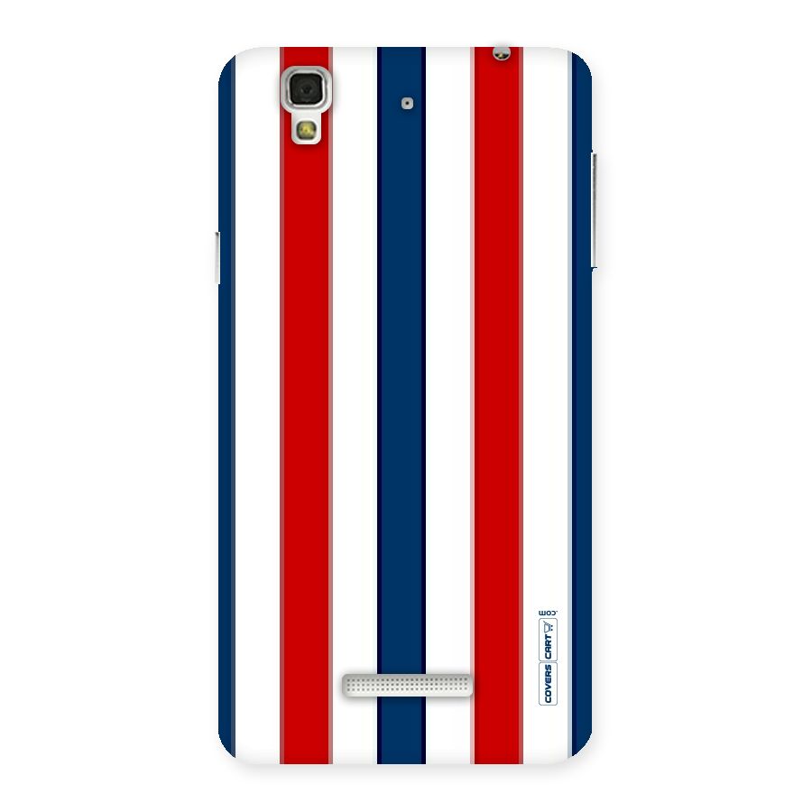 Tricolor Stripes Back Case for Yu Yureka
