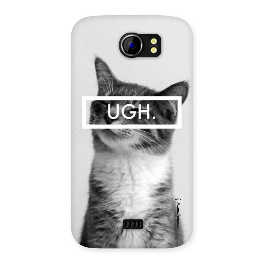 Ugh Kitty Back Case for Micromax Canvas 2 A110