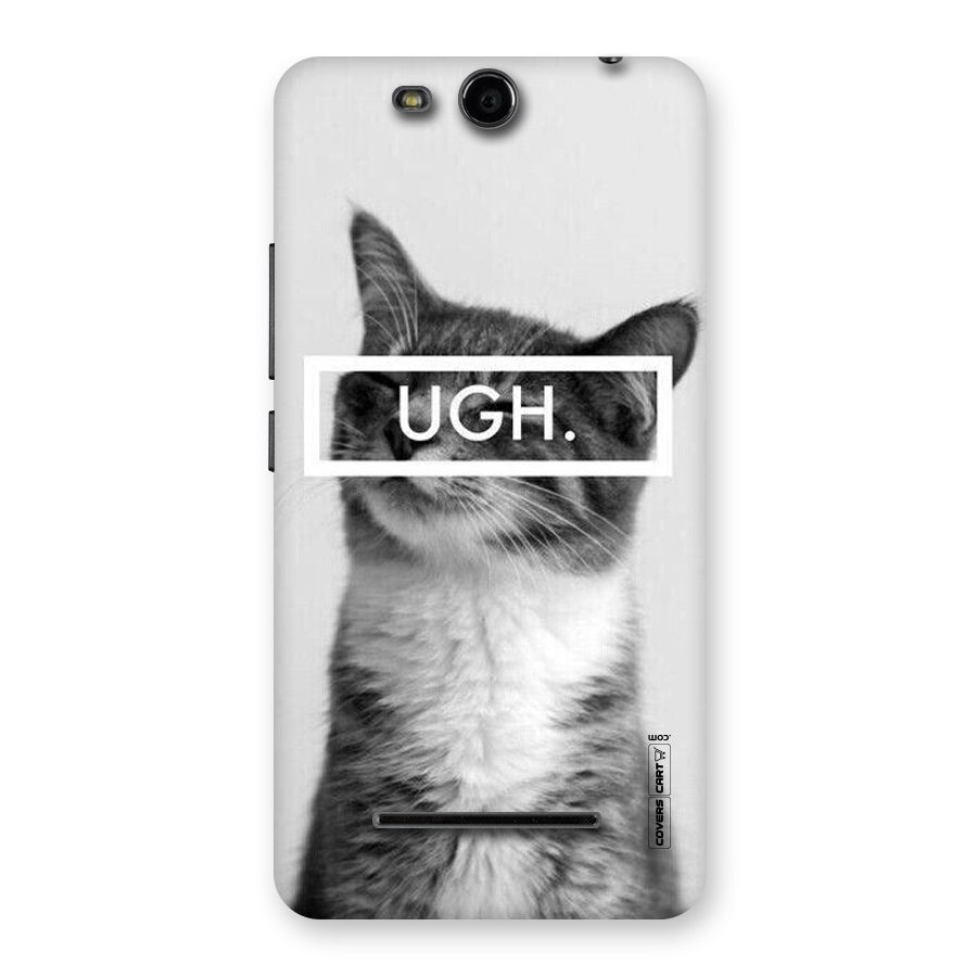 Ugh Kitty Back Case for Micromax Canvas Juice 3 Q392