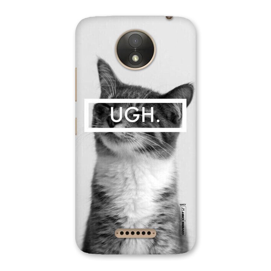 Ugh Kitty Back Case for Moto C Plus