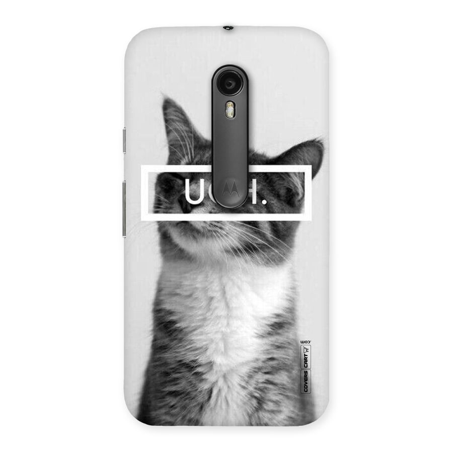 Ugh Kitty Back Case for Moto G3