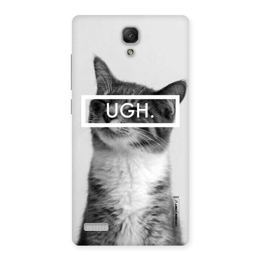 Ugh Kitty Back Case for Redmi Note Prime