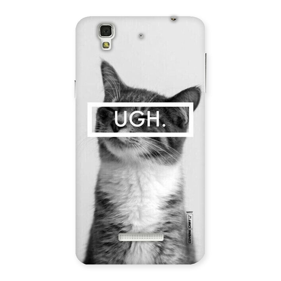 Ugh Kitty Back Case for Yu Yureka