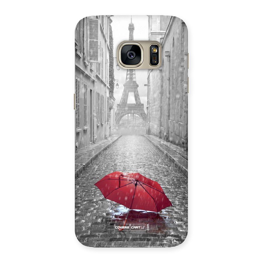 Umbrella Paris Back Case for Galaxy S7