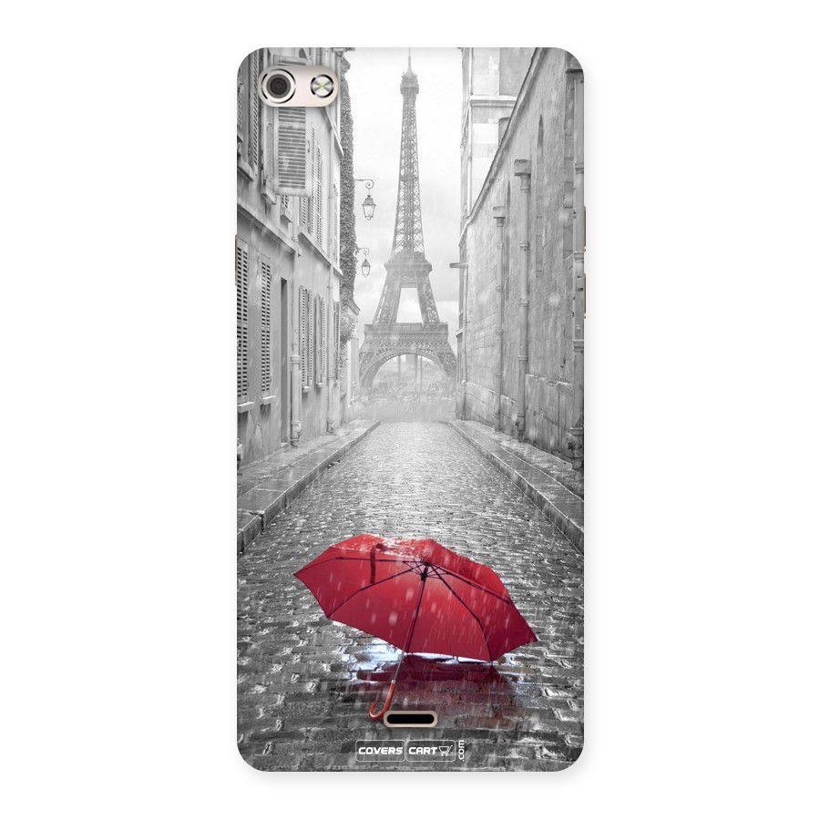 Umbrella Paris Back Case for Micromax Canvas Silver 5