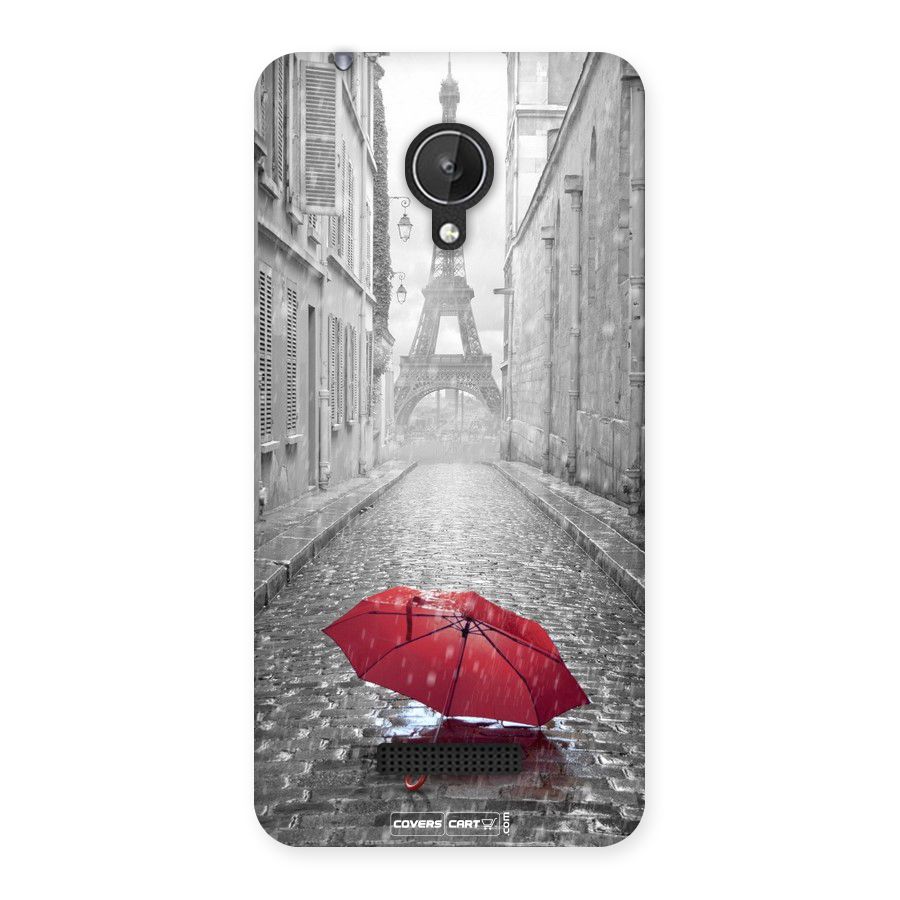 Umbrella Paris Back Case for Micromax Canvas Spark Q380