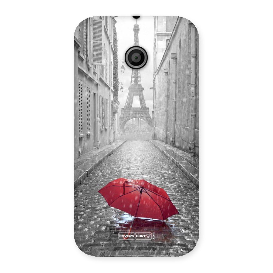 Umbrella Paris Back Case for Moto E