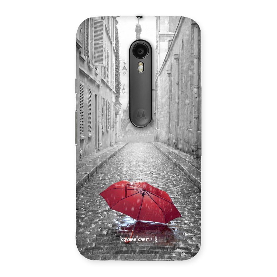 Umbrella Paris Back Case for Moto G3