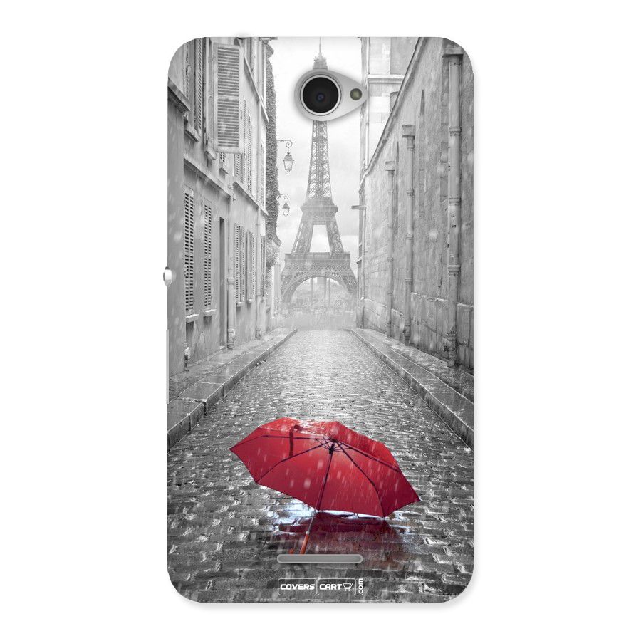 Umbrella Paris Back Case for Sony Xperia E4