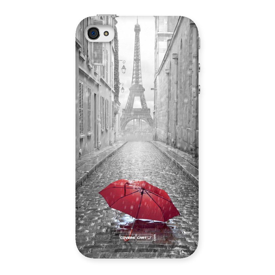 Umbrella Paris Back Case for iPhone 4 4s