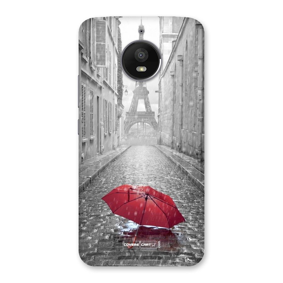 Umbrella Paris Back Case for Moto E4 Plus