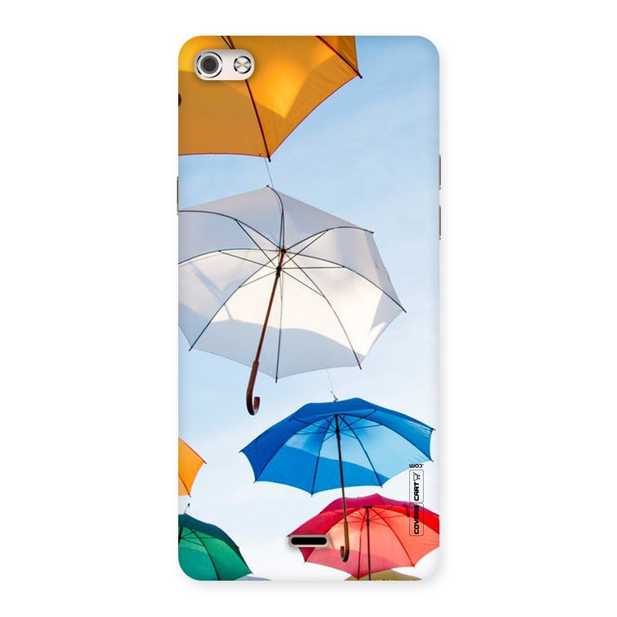 Umbrella Sky Back Case for Micromax Canvas Silver 5