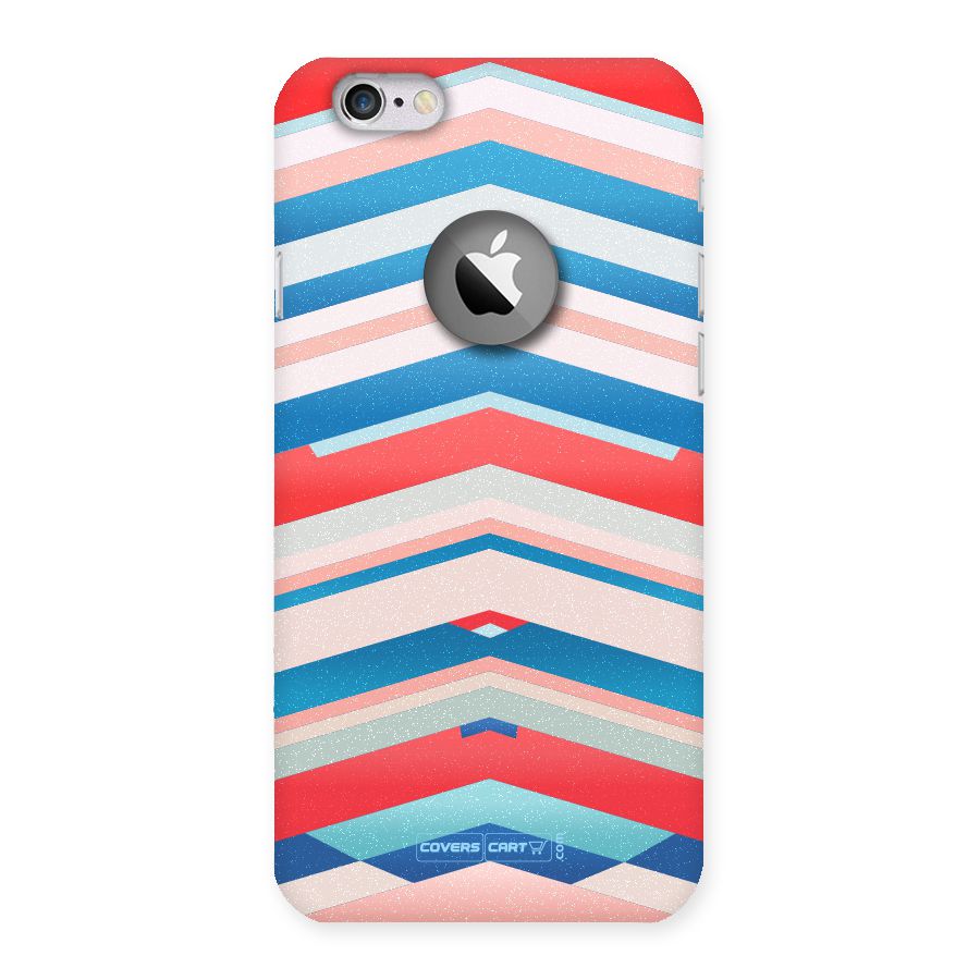 Unique Vibrant Colors Back Case for iPhone 6 Logo Cut