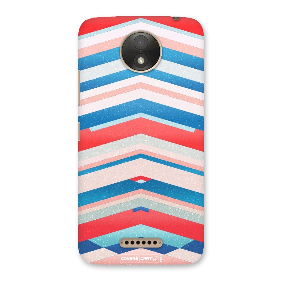 Unique Vibrant Colours Back Case for Moto C Plus