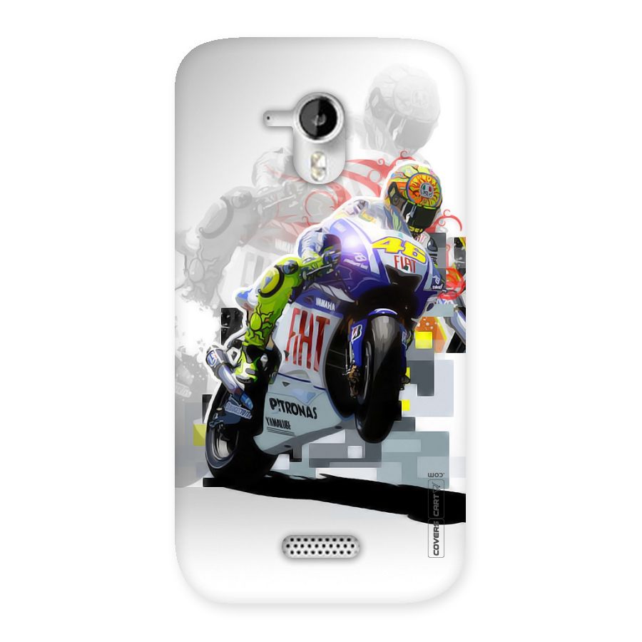 Valentino Rossi Back Case for Micromax Canvas HD A116