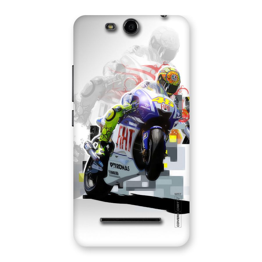 Valentino Rossi Back Case for Micromax Canvas Juice 3 Q392