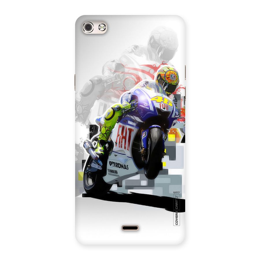 Valentino Rossi Back Case for Micromax Canvas Silver 5