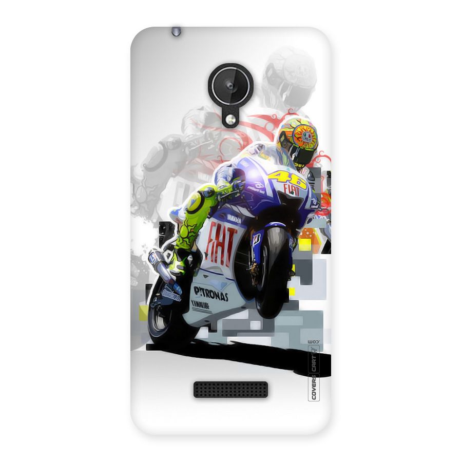Valentino Rossi Back Case for Micromax Canvas Spark Q380