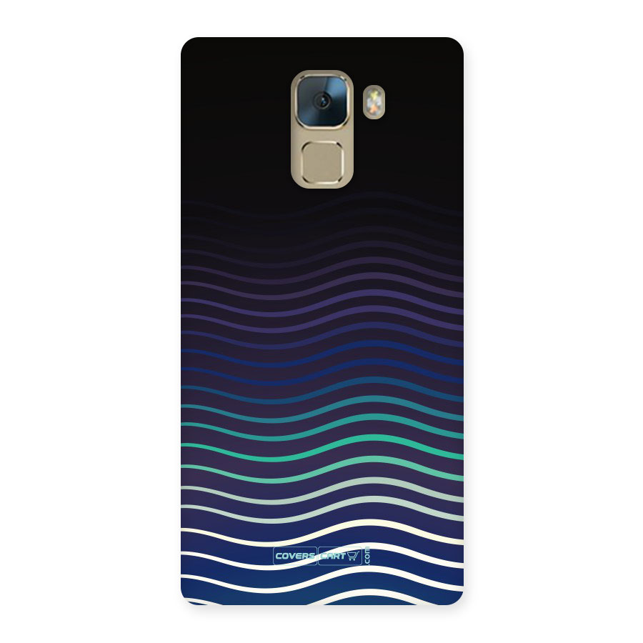 Wavy Stripes Back Case for Honor 7