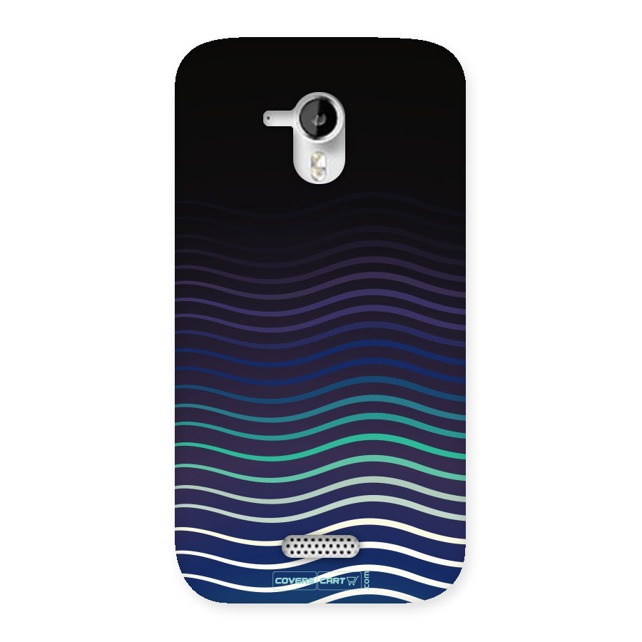 Wavy Stripes Back Case for Micromax A116 Canvas HD
