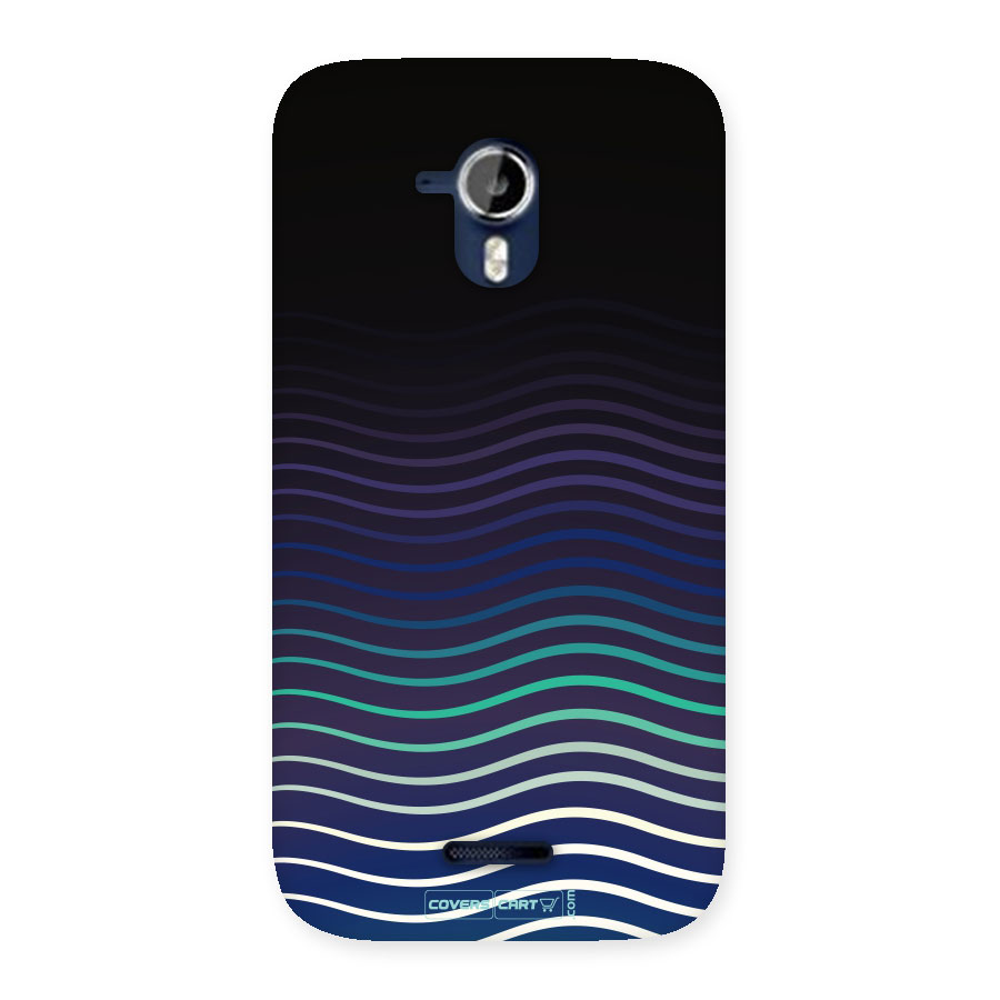 Wavy Stripes Back Case for Micromax A117 Canvas Magnus