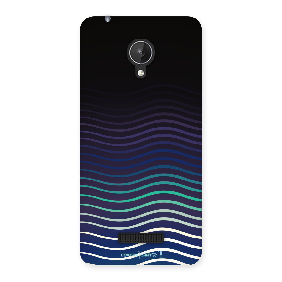 Wavy Stripes Back Case for Micromax Canvas Spark Q380