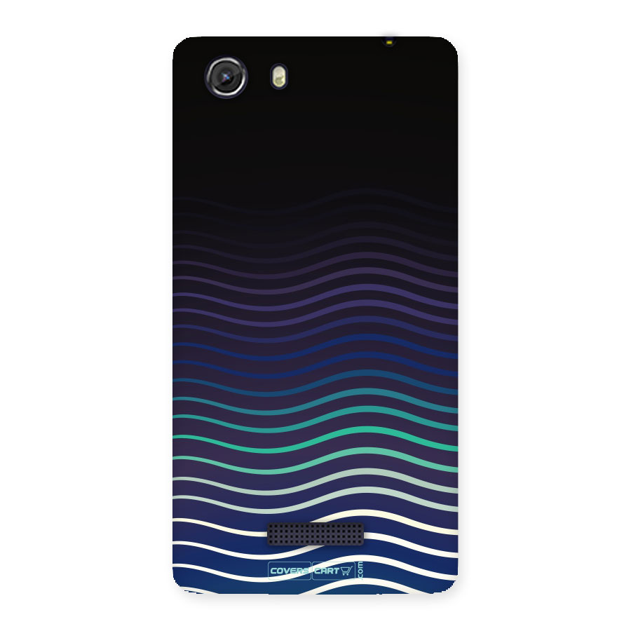 Wavy Stripes Back Case for Micromax Unite 3