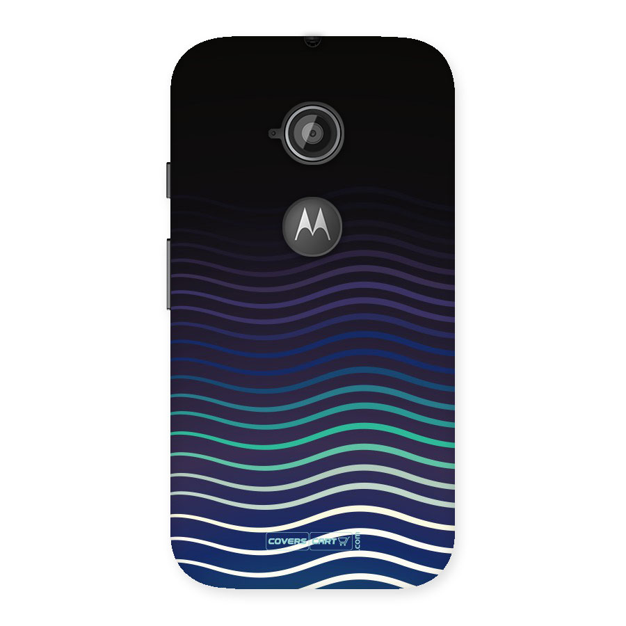 Wavy Stripes Back Case for Moto E 2nd Gen