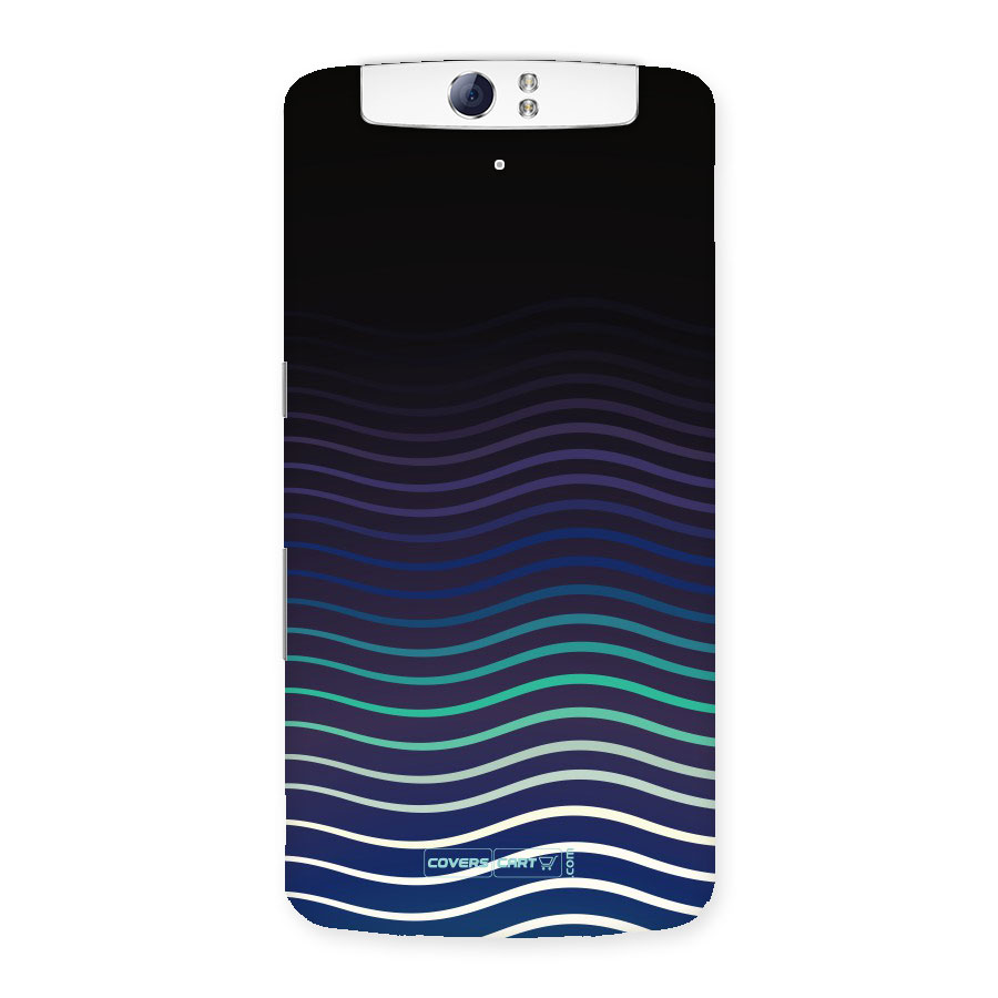 Wavy Stripes Back Case for Oppo N1