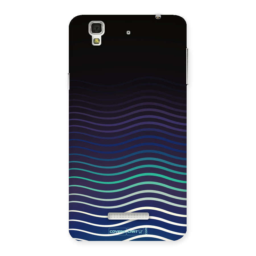 Wavy Stripes Back Case for Yu Yureka