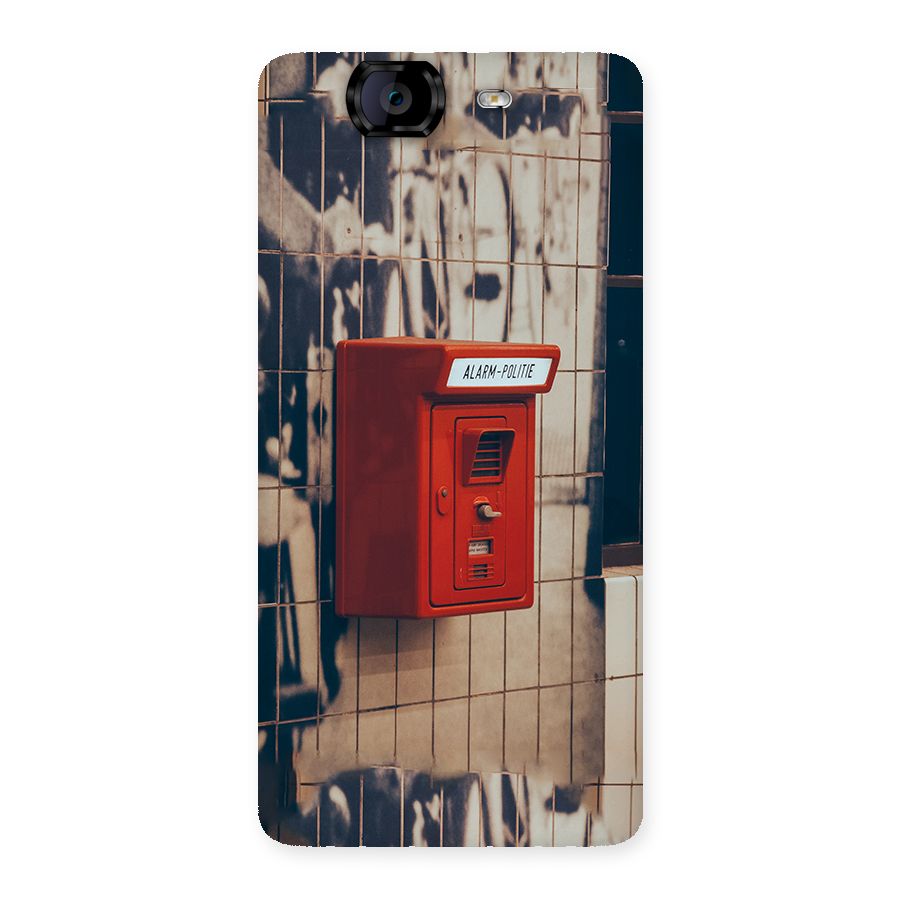 Vintage Alarm Back Case for Canvas Knight A350