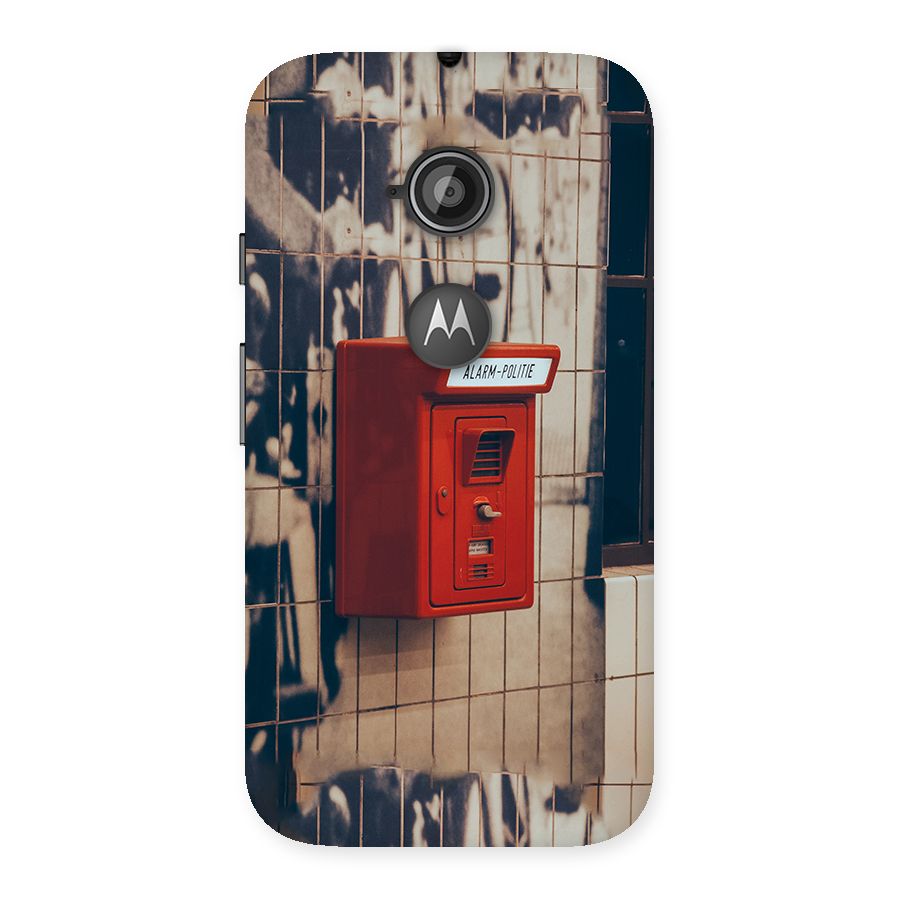 Vintage Alarm Back Case for Moto E 2nd Gen