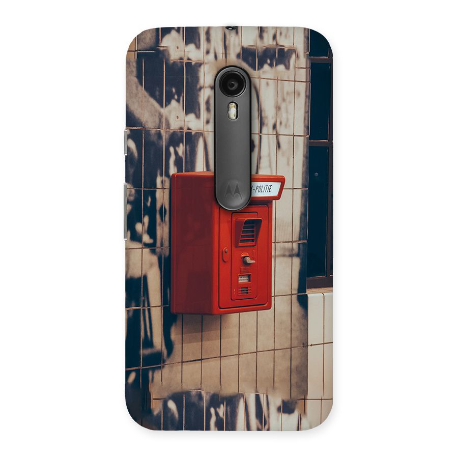 Vintage Alarm Back Case for Moto G Turbo